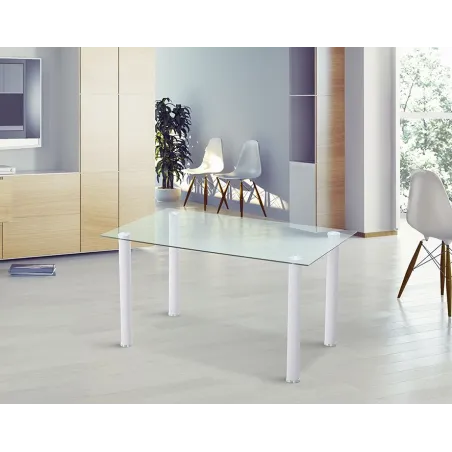 MESA COCINA FIJA C/TRANSPA YURI NEGRO              NEGRO