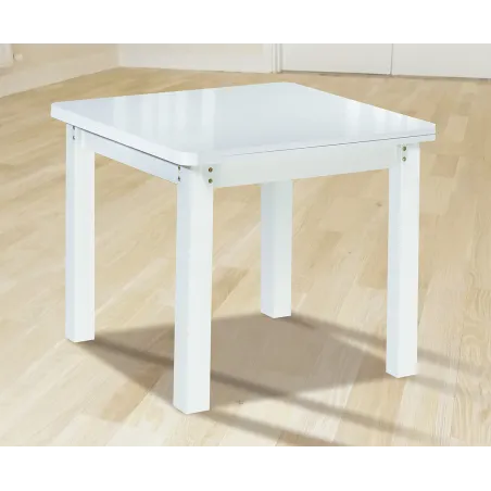 MESA LIBRO 90X90 ZORA BLANCO