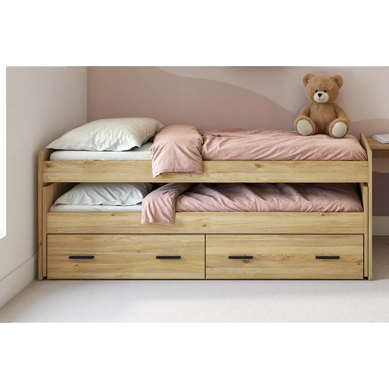 CAMA COMPACTA CAJONES MOD. AURA BEIGE O MAUVELLA O BLANCO