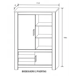 BODEGUERO 1 CAJON RONCAL AND-RO ANDERSEN PINO-ROBLE 2