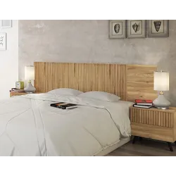 CABECERO MATRIMONIO MOD. SOLANA MAU-RY             ROBLE MAU