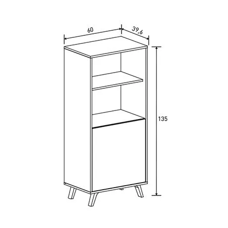 MUEBLE BAR MOD. SOLANA MAU-RY                      ROBLE MAU