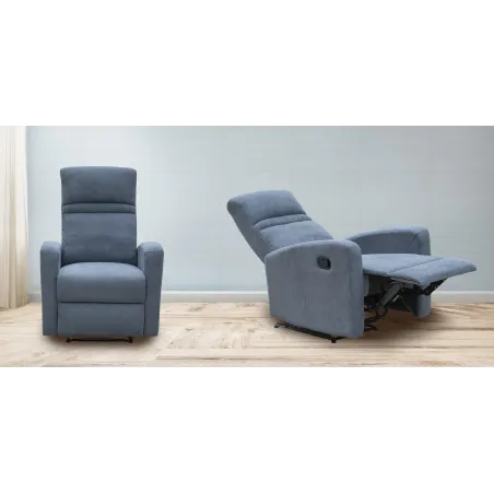 BUTACA RELAX TAP. CONDAL BEIG Y GRIS