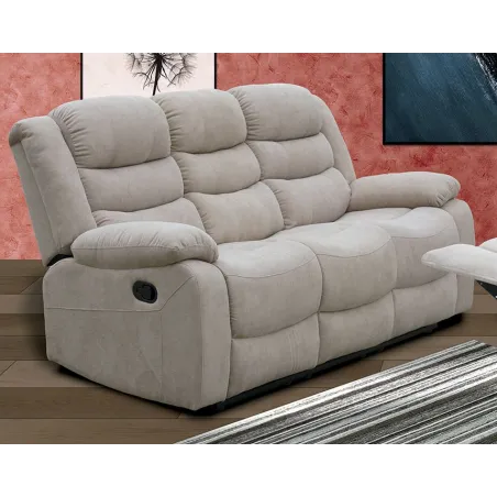 SOFA 3P RELAX TAP.103-03 LUXOR 2023 BEIG           BEIG