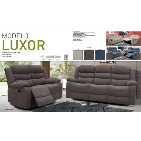 SOFA 3P RELAX TAP.103-03 LUXOR 2023 BEIG           BEIG