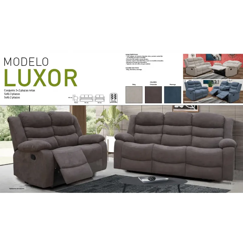 SHAISELONGUE DERECHA RELAX LUXOR BEIG MARENGO