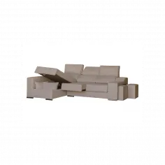 Chaiselongue izquierda Málaga beige o gris