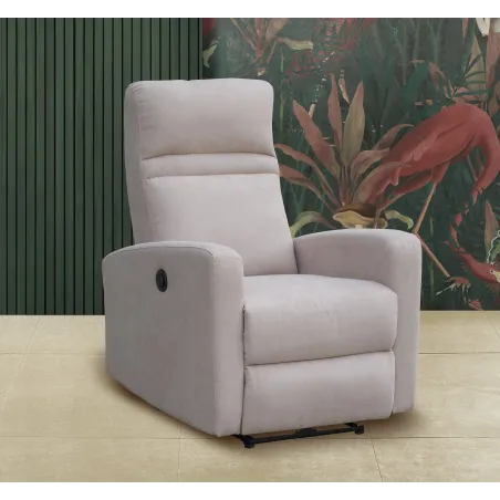 BUTACA RELAX TAP. CONDAL BEIG Y GRIS