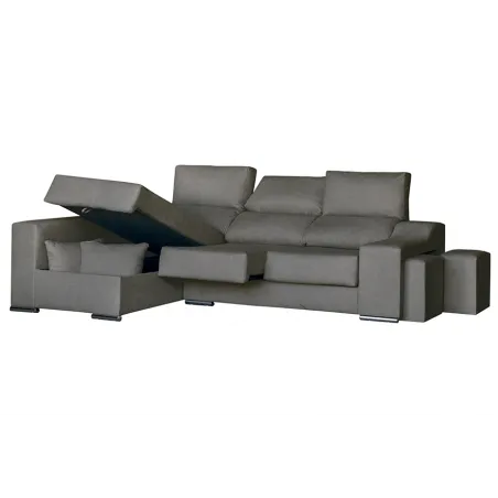 Chaiselongue izquierda Málaga beige o gris