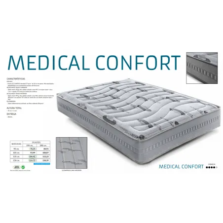 COLCHON MEDICAL CONFORT multimedida altura 24