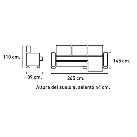SHAISELONGUE DCHA. TAP.MAGNOL OSCAR 000            000