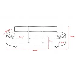 SOFA 3P.3 ASIENTOS EXTRAÍBLES TAP. EDI MOD. EPI 2