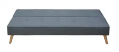 SOFA CAMA CLIC-CLAC PATAS MADERA UNAI GRIS - AZUL OSCURO 2