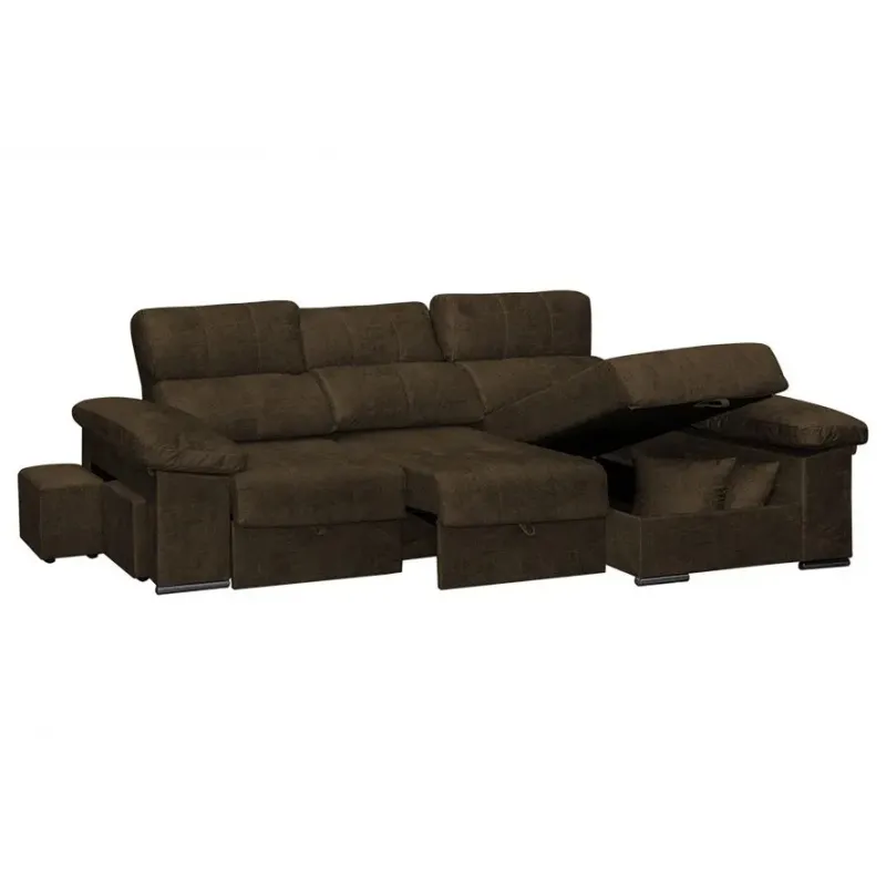 Chaiselongue Roma derecha tapizado antimanchas a elegir