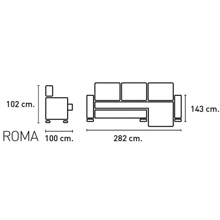 SHAISELON.CAMA DCHA.TAP. EDI, MAGNOL Y CAIRO MOD ROMA