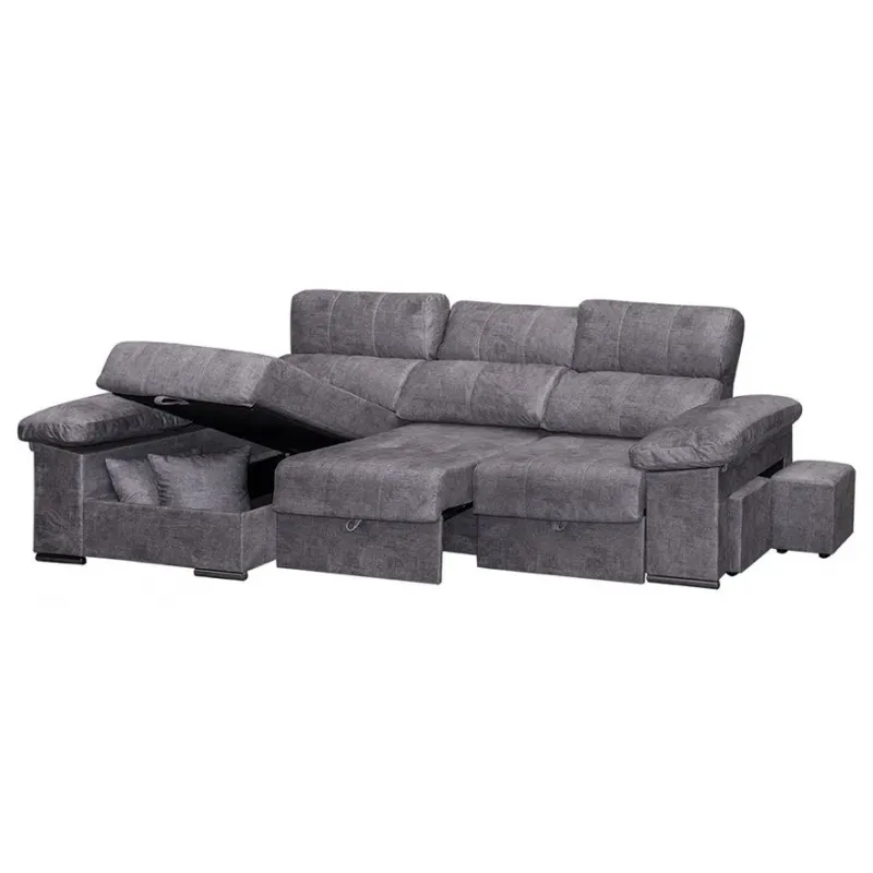 Chaiselongue Roma izquierda tapizado antimanchas a elegir