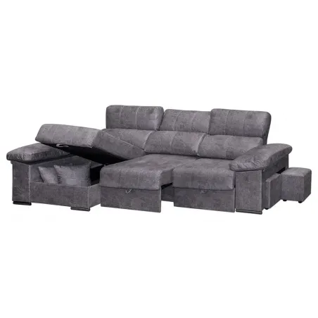 Chaiselongue Roma izquierda tapizado antimanchas a elegir