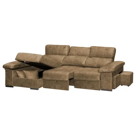 Chaiselongue Roma izquierda tapizado antimanchas a elegir