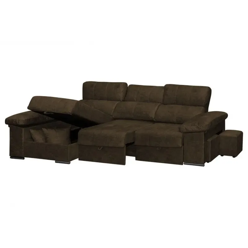 Chaiselongue Roma izquierda tapizado antimanchas a elegir