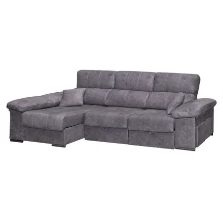 Chaiselongue Roma izquierda tapizado antimanchas a elegir
