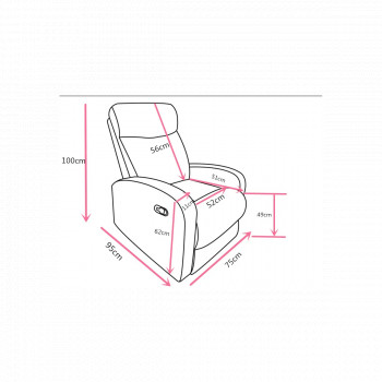 SOFA 1P RELAX SIBERIA BEIGE O MARENGO servicio exprés en RelaxMuebles.com 2