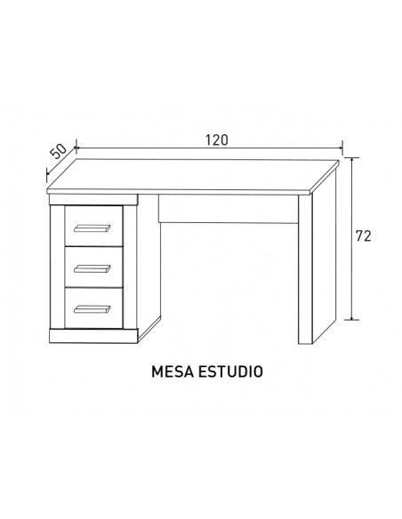 MESA ESTUDIO  LARA JUVEN CAM-BL                    CAMBRIA-B