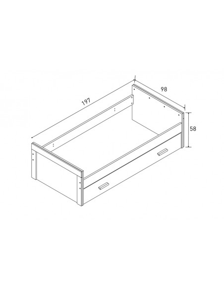 CAMA NIDO  LARA JUVEN CAM-BL                       CAMBRIA-B