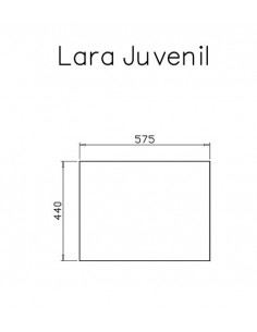 ESTANTE OPC.ARMARIO COR: 575X440MM LARA JUVEN PUCC PUCCINI 2
