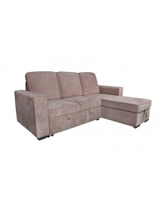 SHAISELONGUE CAMA C/ARCÓN TAP. NEPAL GRIS O BEIGE 2