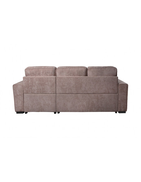 SHAISELONGUE CAMA C/ARCÓN TAP. NEPAL GRIS O BEIGE