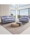 SOFA 3+2 RELAX ELÉCTRICO TAP. BEIGE O GRIS MOD TROYA | Oferta