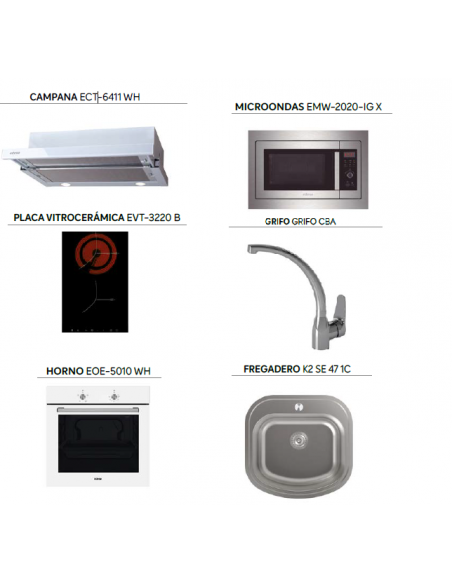 COCINA COMPLETA 280 CM.