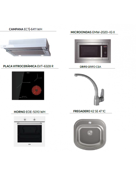 COCINA COMPLETA 300X220 CM.