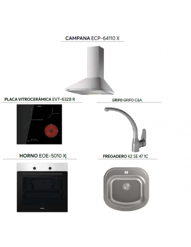 COCINA COMPLETA 320 CM.