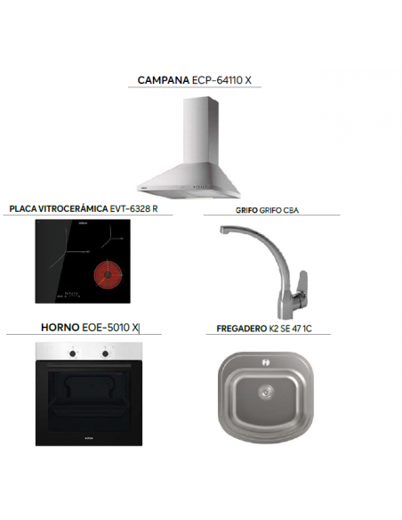 COCINA COMPLETA 320 CM.