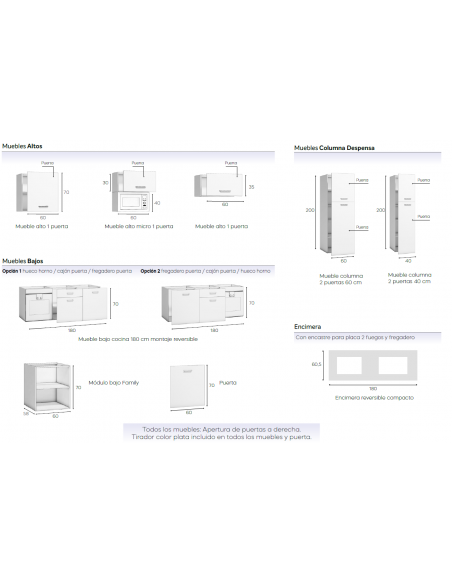 COCINA COMPLETA 340x240 CM.