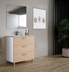 MUEBLE BAÑO ECO 3 CAJ 60 / 80 CM.