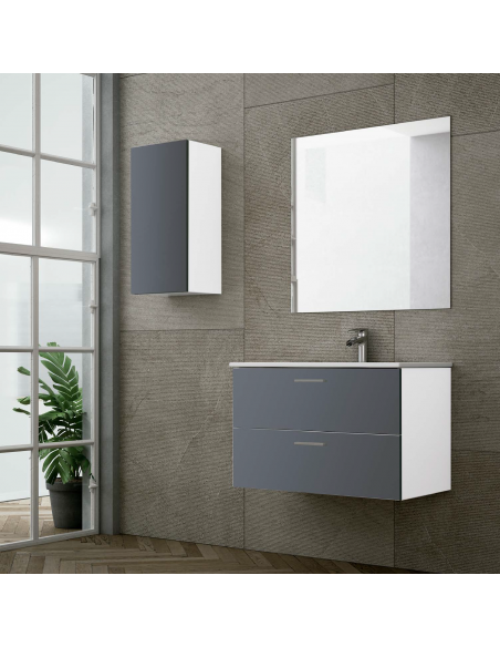 MUEBLE BAÑO COLGAR ECO 2 CAJ 60 / 80 CM.