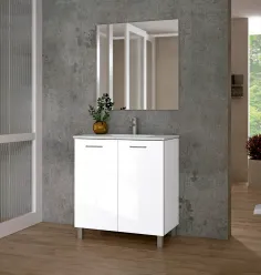 MUEBLE BAÑO ECO 2 PTA 80 CM.
