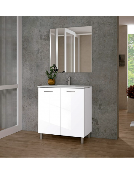 MUEBLE BAÑO ECO 2 PTA 80 CM.