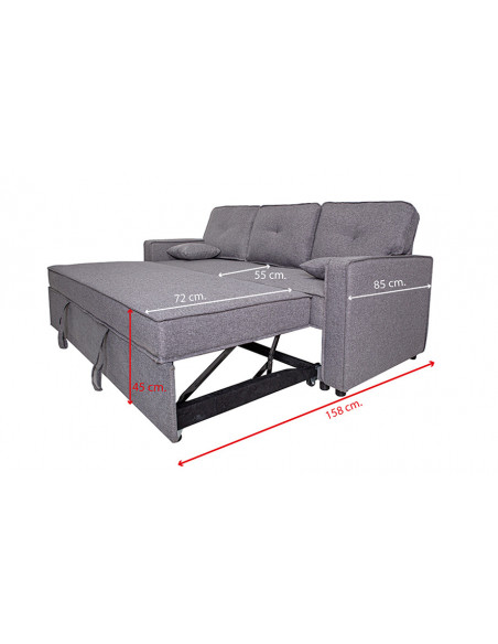 SOFÁ CAMA DAX 210 cm.