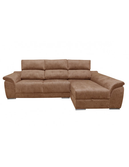 Chaiselongue cama con arcón Pirineos izquierda