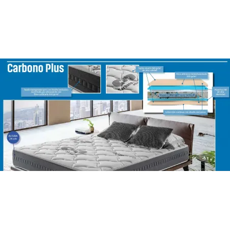 COLCHON CARBONO PLUS altura 24