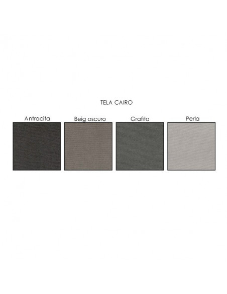 SHAISELONGUE CAMA C/ARCON IZDA. MOD. NADIA BEIG O GRIS