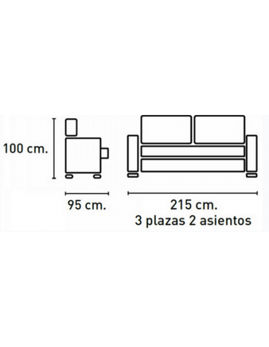 SOFA 3P. TAP. EDI MODELO TOYOTA MLL