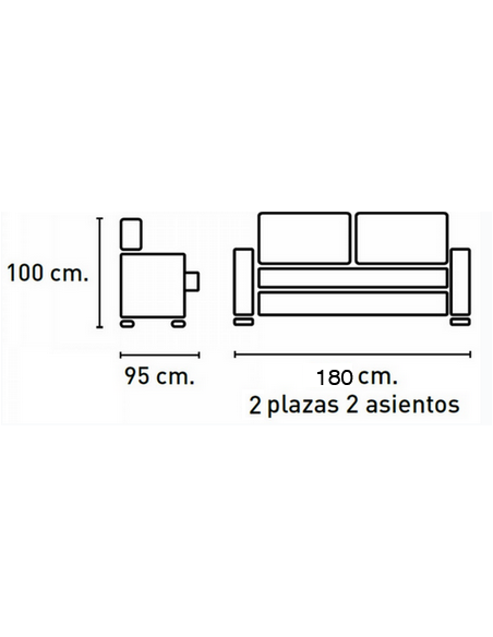 SOFA 2P. MODELO TOYOTA