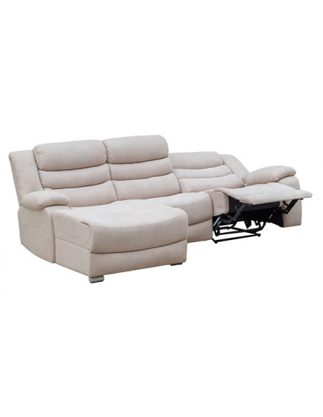 SHAISELONGUE RELAX ELÉCTRICO IZQUIERDA RELAX LUXOR BEIG MARENGO