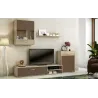 Salón Helena 220 cm. cambria-chocolate