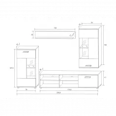 COMPOSICION 229 CM. MOD ANTIGONA CAMBRIA 2