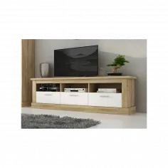 BAJO TV 3C 180CM. CHELLEN ACABADO CAMBRIA-BLANCO